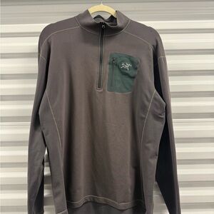 Arc'teryx Charcoal Quarter-Zip Pullover